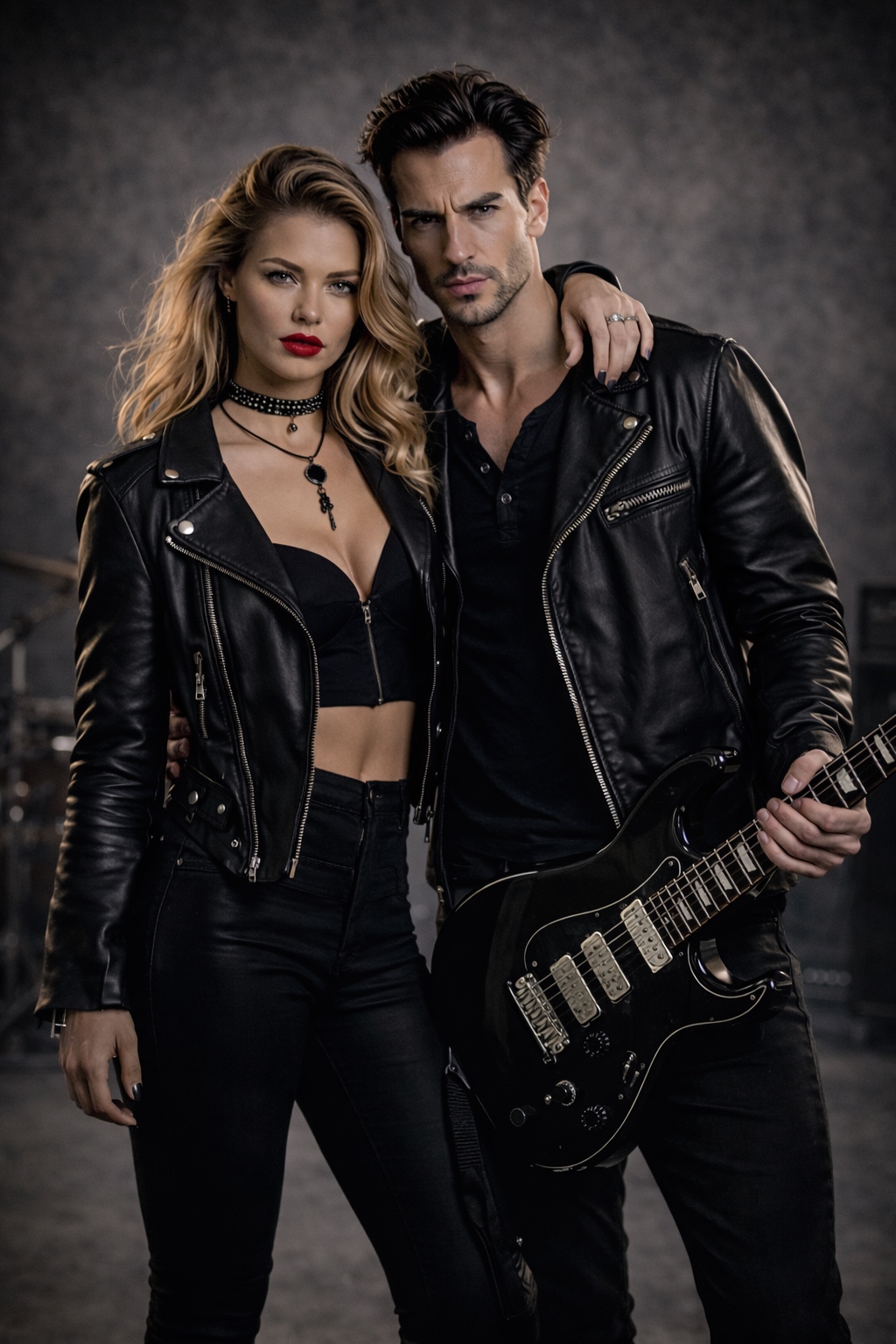 Nathan and Kimberli rock portrait